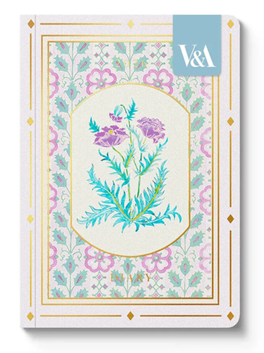Cover image for V&A Museum 2026 A6 Diary - Cottagecore Series ‘Purple Poppies'
