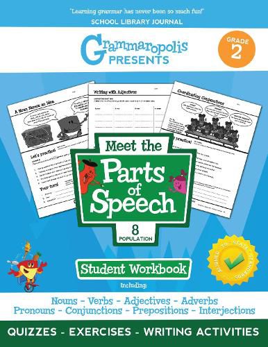 Cover image for The Parts of Speech Workbook, Grade 2