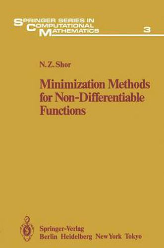 Cover image for Minimization Methods for Non-Differentiable Functions