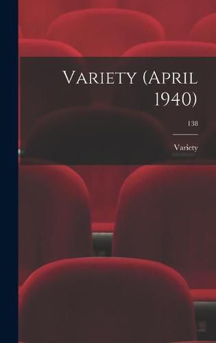 Cover image for Variety (April 1940); 138