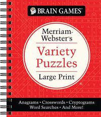 Cover image for Brain Games - Merriam-Webster's Variety Puzzles Large Print