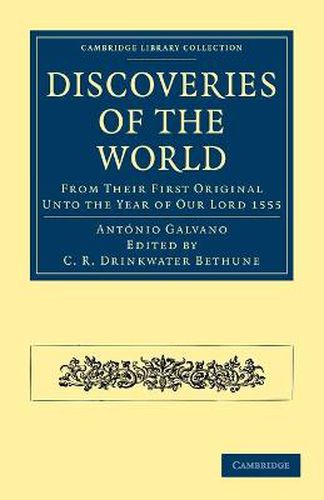 Cover image for Discoveries of the World: From their First Original Unto the Year of our Lord 1555