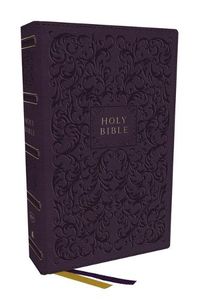 Cover image for KJV Holy Bible, Center-Column Reference Bible, Leathersoft, Purple, 73,000+ Cross References, Red Letter, Comfort Print: King James Version