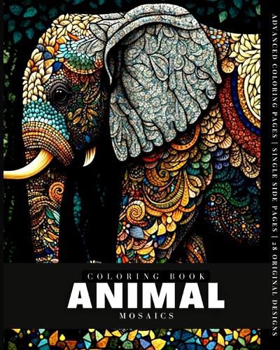 Cover image for Animal Mosaic (Coloring Book)