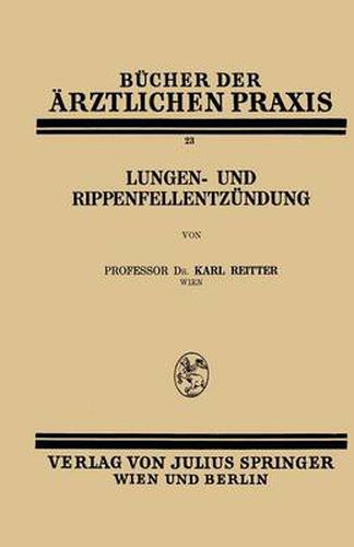 Cover image for Lungen- Und Rippenfellentzundung: Band 23