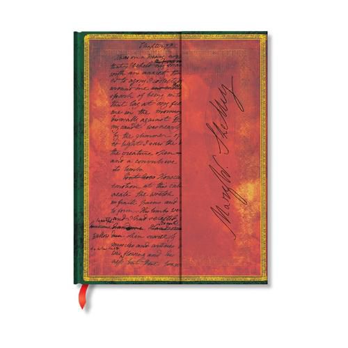 Cover image for Mary Shelley, Frankenstein (Embellished Manuscripts Collection) Ultra Lined Hardback Journal (Wrap Closure)