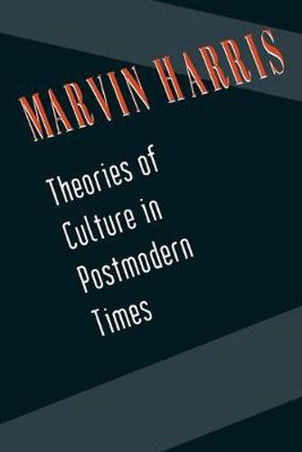 Cover image for Theories of Culture in Postmodern Times