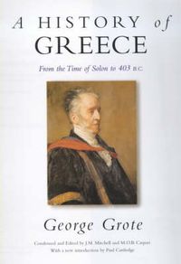 Cover image for A History of Greece: From the Time of Solon to 403 BC