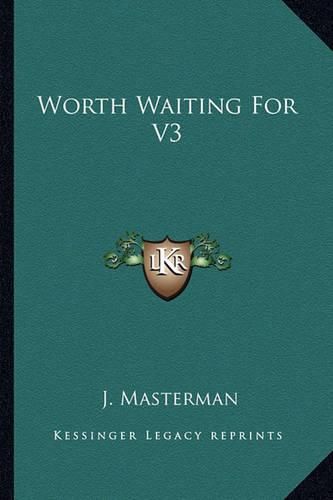 Cover image for Worth Waiting for V3