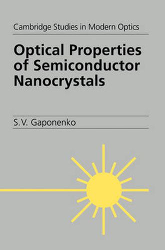 Cover image for Optical Properties of Semiconductor Nanocrystals