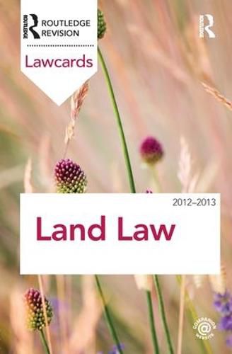 Cover image for Land Law Lawcards 2012-2013