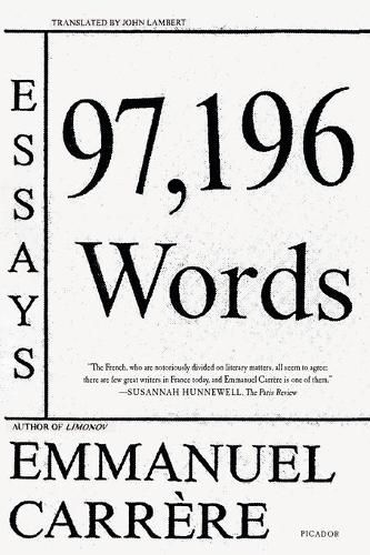 Cover image for 97,196 Words: Essays