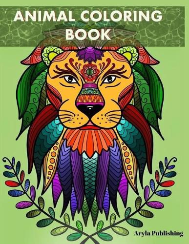 Cover image for Animal Coloring Book: Adult Colouring Mandela Fun Stress Relief Relaxation and Escape