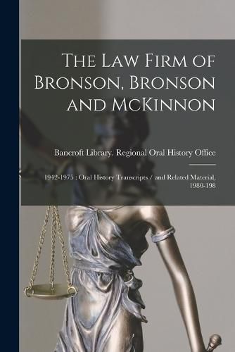 Cover image for The Law Firm of Bronson, Bronson and McKinnon