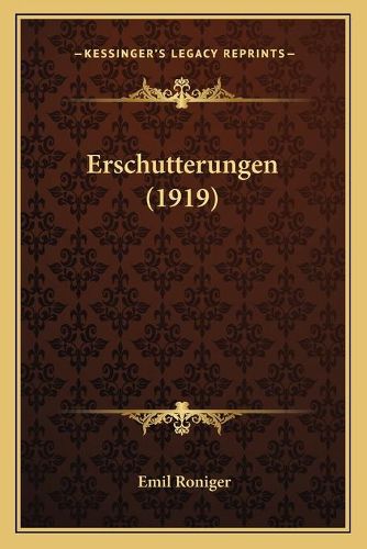 Cover image for Erschutterungen (1919)