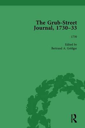 Cover image for The Grub Street Journal, 1730-33 Vol 1