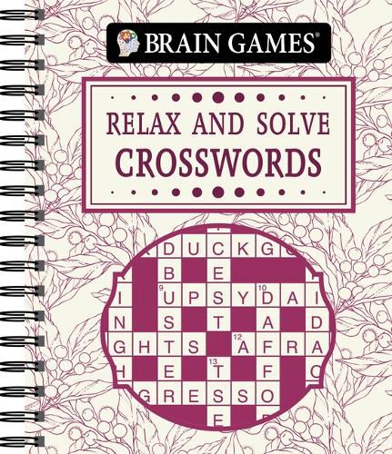 Cover image for Brain Games - Relax and Solve: Crosswords (Toile)