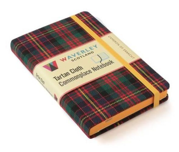 Cover image for Waverley (M): Cameron of Erracht Tartan Cloth Commonplace Notebook
