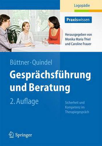 Cover image for Gesprachsfuhrung und Beratung: Sicherheit und Kompetenz im Therapiegesprach