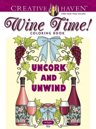 Cover image for Creative Haven Wine Time! Coloring Book