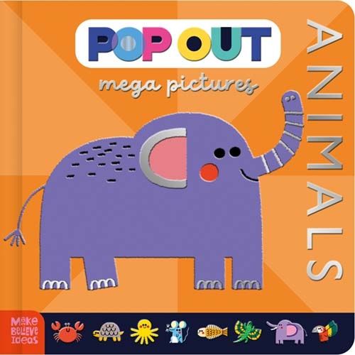Cover image for Pop Out Mega Pictures Animals