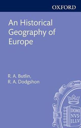 Cover image for An Historical Geography of Europe