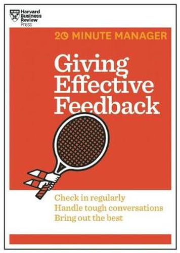 Cover image for Giving Effective Feedback (HBR 20-Minute Manager Series)