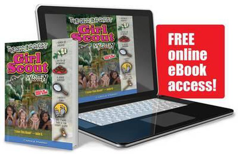 Cover image for The Giggling Ghost Girl Scout Mystery Plus Free Online eBook Access