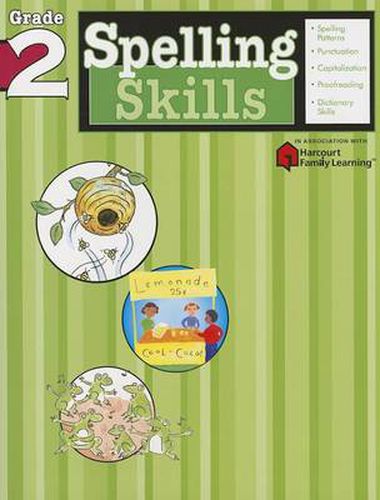 Cover image for Spelling Skills: Grade 2 (Flash Kids Harcourt Family Learning)