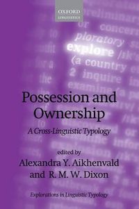 Cover image for Possession and Ownership: A Cross-Linguistic Typology
