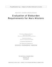 Cover image for Report Series: Committee on Planetary Protection: Evaluation of Bioburden Requirements for Mars Missions