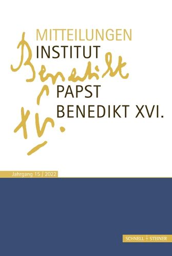 Cover image for Mitteilungen Institut Papst Benedikt XVI