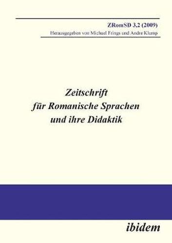 Zeitschrift f r Romanische Sprachen und ihre Didaktik. Heft 3.2