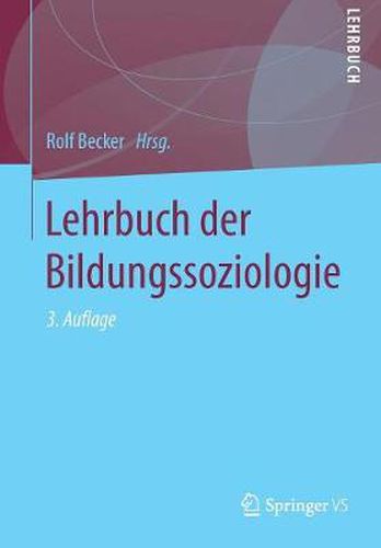 Cover image for Lehrbuch Der Bildungssoziologie