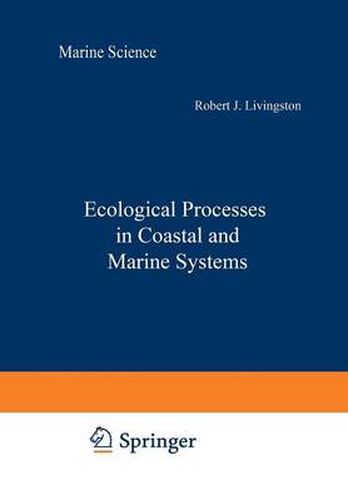 Cover image for Ecological Processes in Coastal and Marine Systems