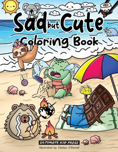 Cover image for Sad but Cute Coloring Book
