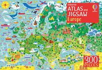 Cover image for Usborne Atlas and Jigsaw Europe