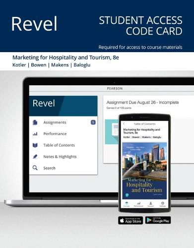 Cover image for Revel for Marketing for Hospitality and Tourism -- Access Card