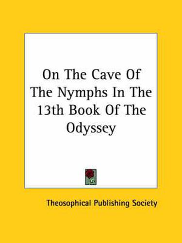 Cover image for On the Cave of the Nymphs in the 13th Book of the Odyssey