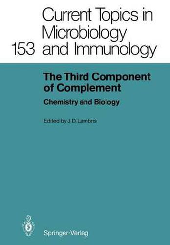 Cover image for The Third Component of Complement: Chemistry and Biology