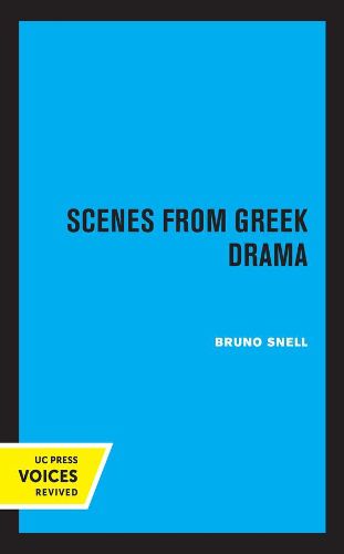 Cover image for Scenes from Greek Drama