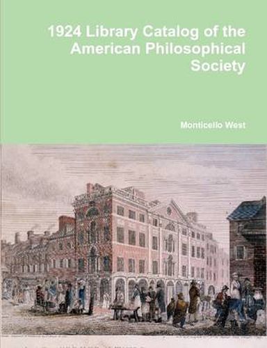 Library Catalog of the American Philosophical Society