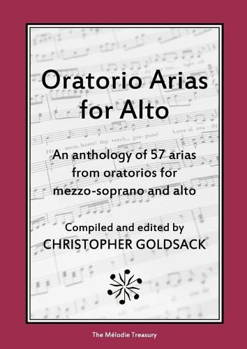 Cover image for Oratorio Arias for Alto