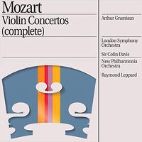 Cover image for Mozart Violin Concerto 1 2 3 4 5