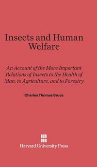 Cover image for Insects and Human Welfare