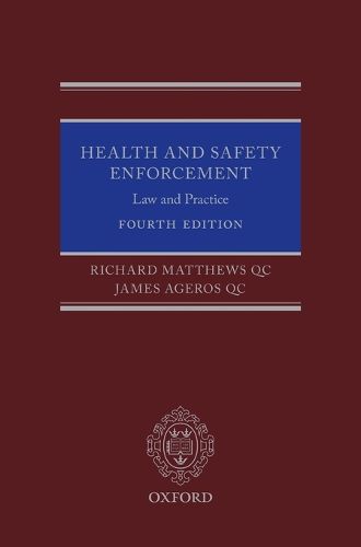 Cover image for Health and Safety Enforcement: Law and Practice