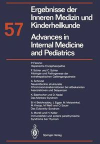 Cover image for Ergebnisse Der Inneren Medizin Und Kinderheilkunde/Advances in Internal Medicine and Pediatrics