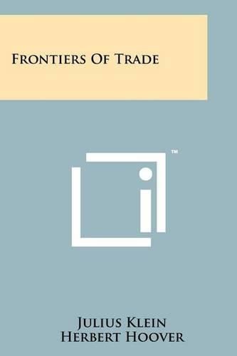 Cover image for Frontiers of Trade