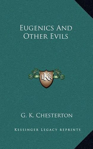 Cover image for Eugenics and Other Evils