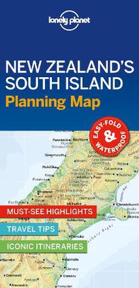 Cover image for Lonely Planet New Zealand's South Island Planning Map